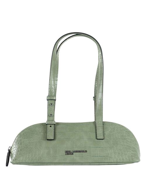 Borsa baguette effetto coccodrillo Karl Lagerfeld jeans | B3W301812ON